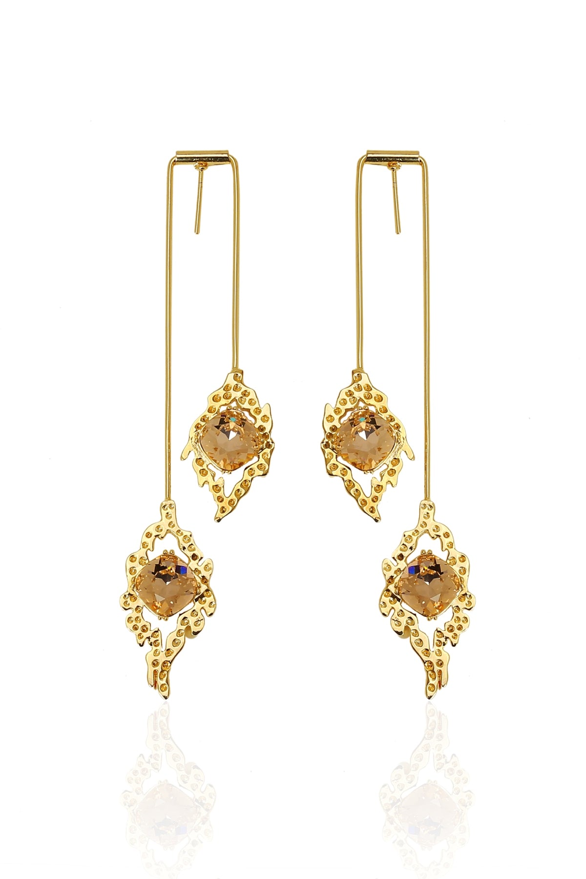 Buy Swarovski Fancy Danglers For Women Online at ScrollnShops